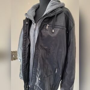 Men's Black Leather Jacket